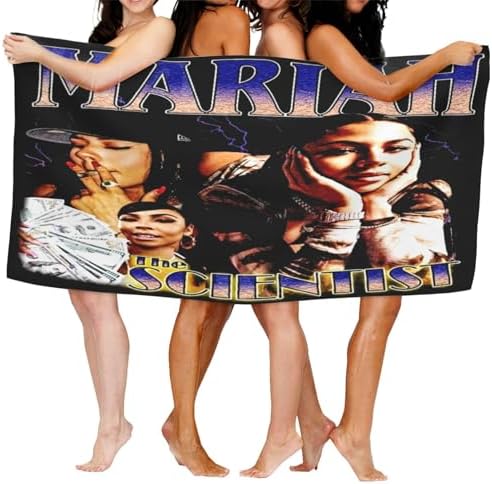 Connect with Mariah The Music Scientist 32x52 inch Quick Dry Microfiber Bath Towel
