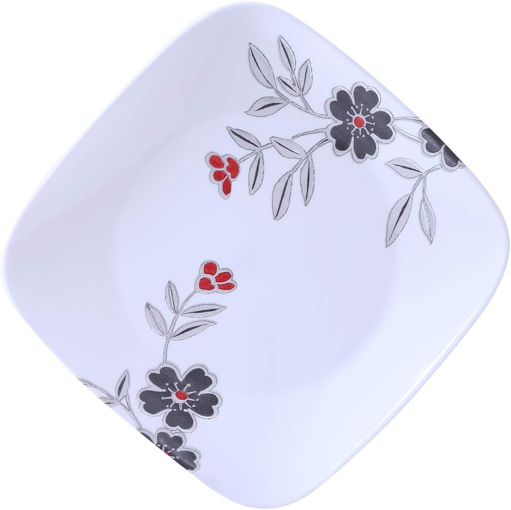 Corelle Square Mandarin Flower Dinner Plates 267cm