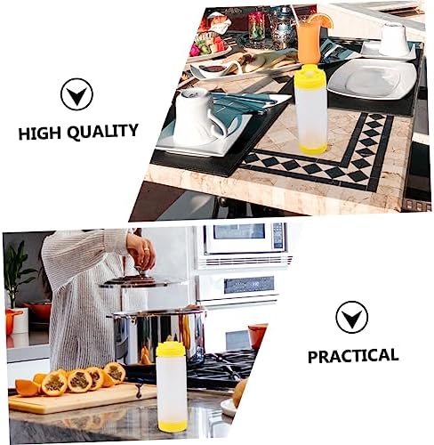Cabilock Dual-Head Sauce Bottles - Portion Control No-Spill
