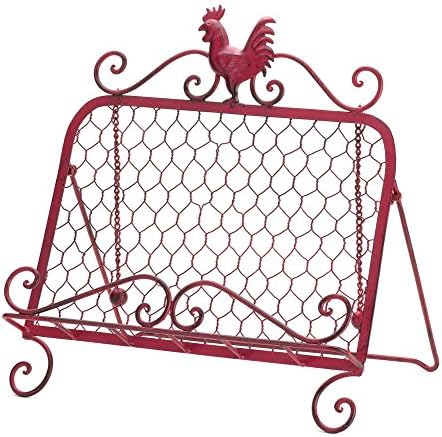Asher Amada RED ROOSTER Cookbook Stand 1