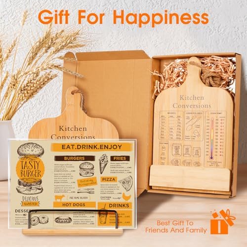 Bamboo Kitchen Stand with Protector MULTI-PURPOSE Gift for Mom