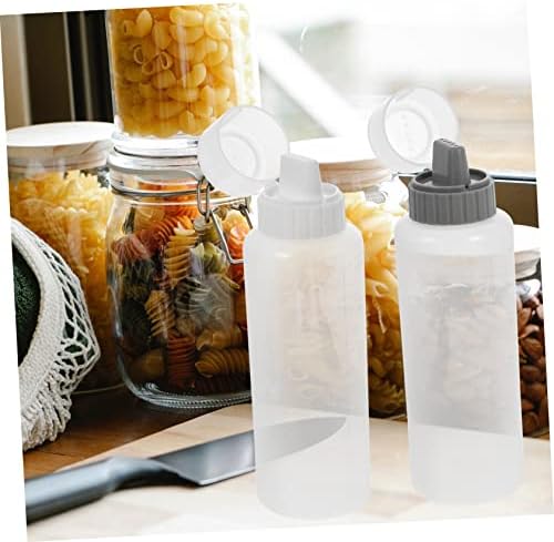 Premium Condiment Squeeze Bottles Set of 8