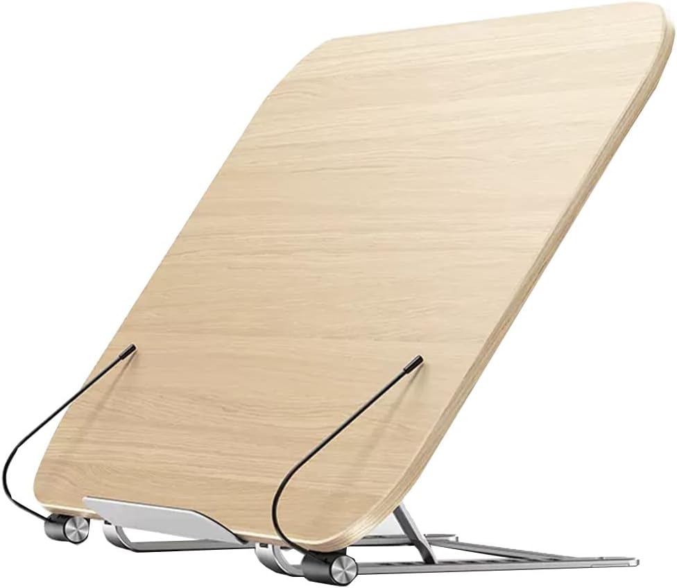 Adjustable Wooden Cook Book Stand