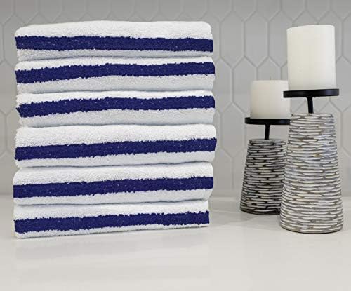 Pacific Linens Premium Ultra-Soft Cotton Bath Towels 24 Pack 22x44