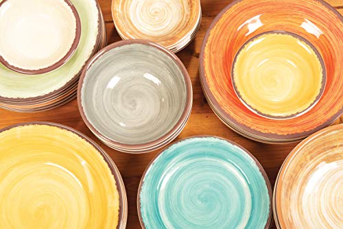 Melamine Dinner Plate - Rustic Pottery Style