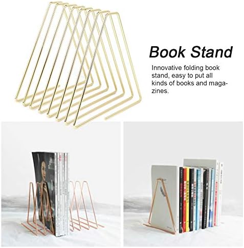 Gsycle Gold Bookends for Home Office