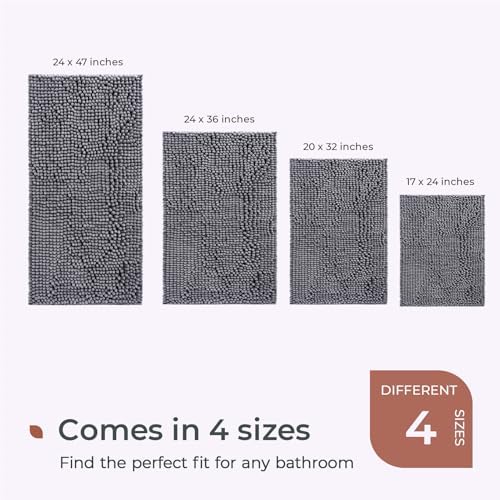 Luxurious Chenille Bathroom Mat