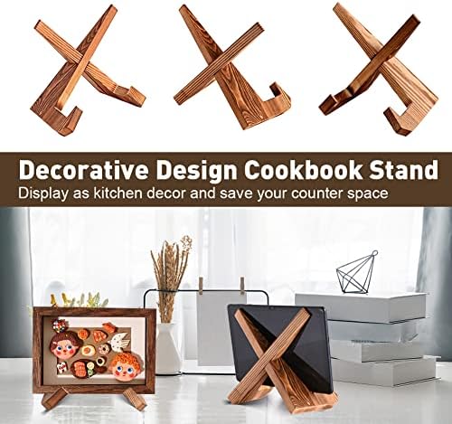 Abnaok Handmade Wooden Cookbook Stand