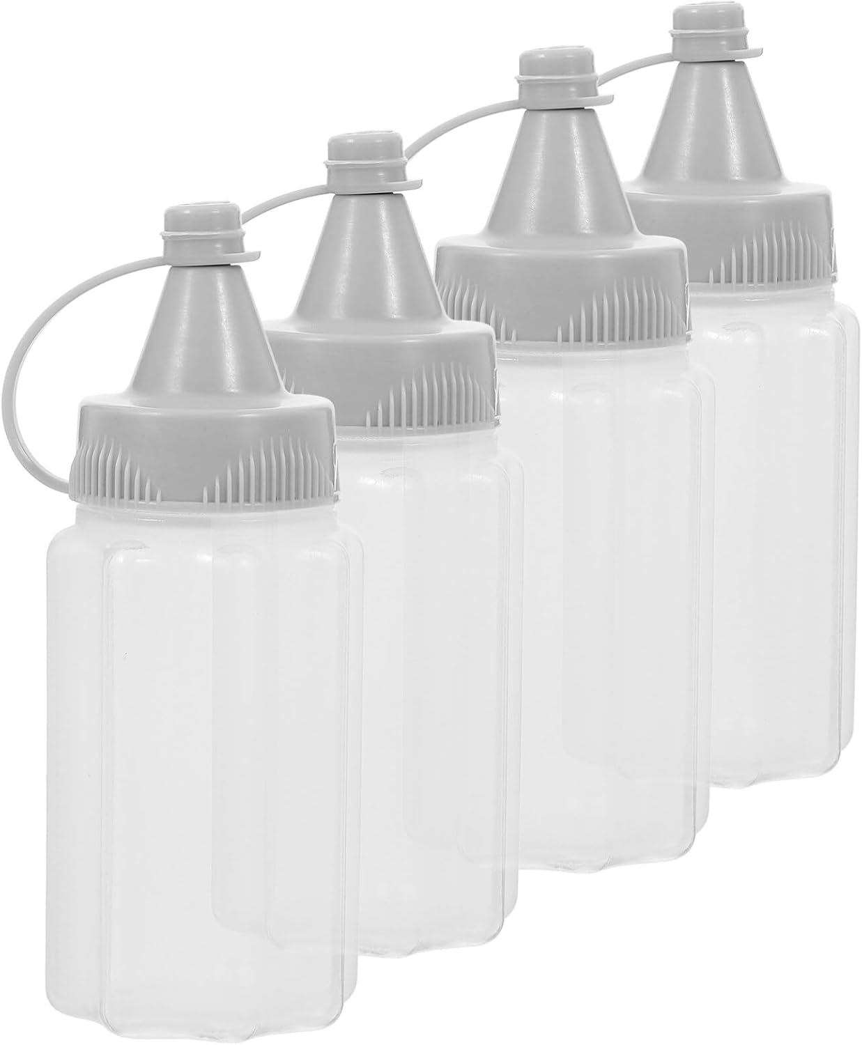 PrettyZoom Squeeze Necessary bottles-Reusable condiment jarPress bottle-Adjustable Size