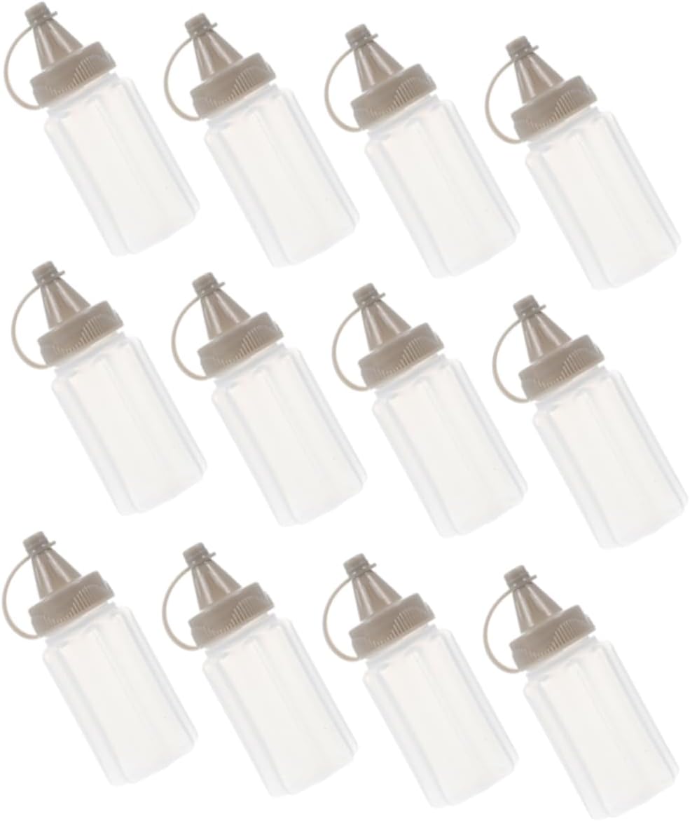 Childweet 12-Piece Condiment Squeeze Bottles Portable Sauce Dispensers