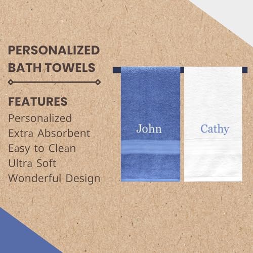 Shape28 Custom Embroidered Bath Towels