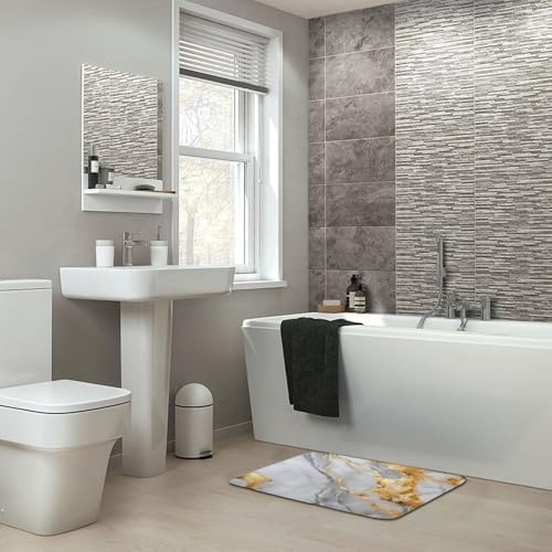 Luxurious Coral Velvet Bathroom Rugs