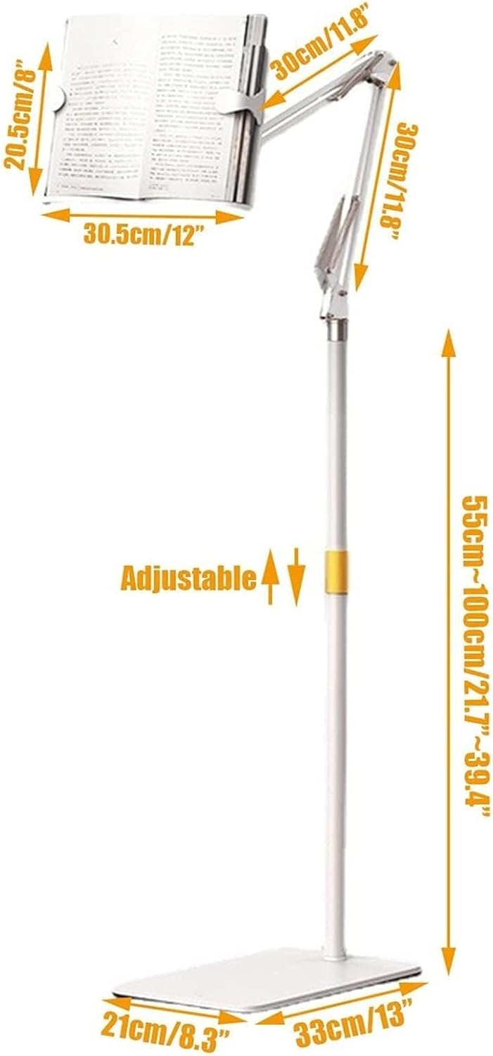 Adjustable Floor BookStanding for Reading Books and Cookbooks