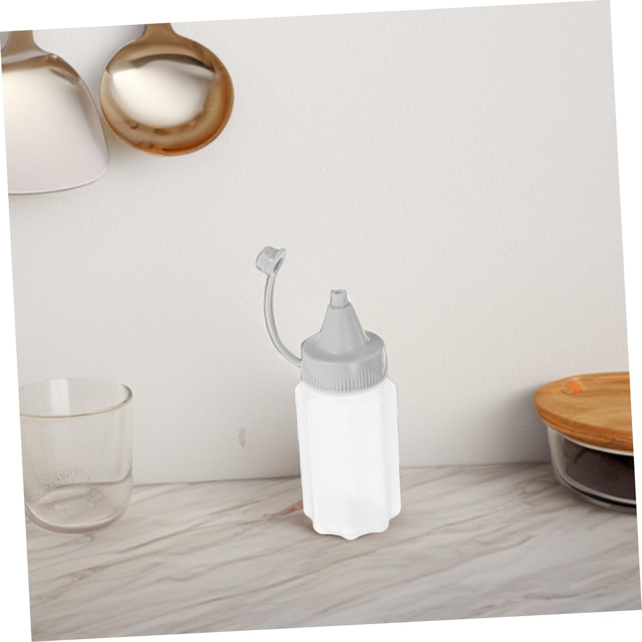 Cabilock 8pcs Kitchen Squeeze Bottles 30ml Reusable