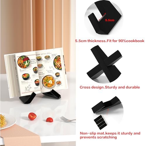 Creative Cooking Display Wooden Stand for Kitchen Tabletop