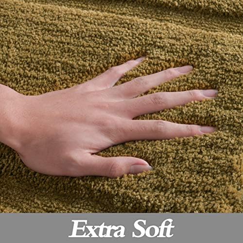 TOMORO Microfiber Non-Slip Bathroom Rug