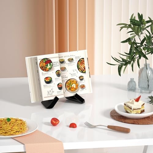 Free Your Hands with the epithet_PT Multifunctional Black Cookbook Stand