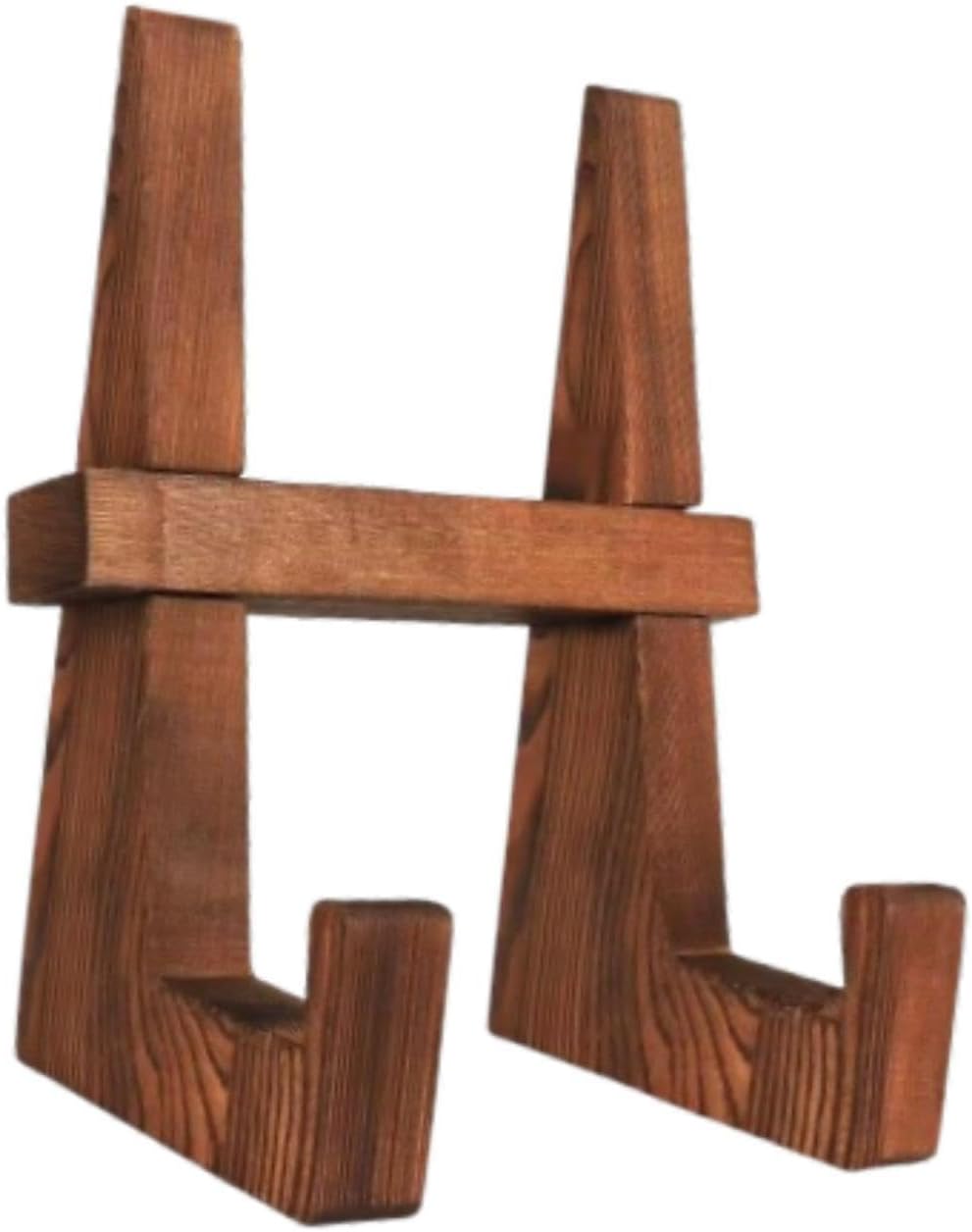 Rustic Wooden Cookbook Holder for Kitchen
