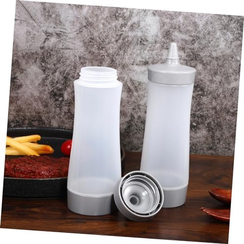 4-Pack Non-Deformable Squeeze Bottles Kitchen Essential Companion