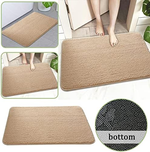 Safe bathroom rug thick soft keeps you dry cozy