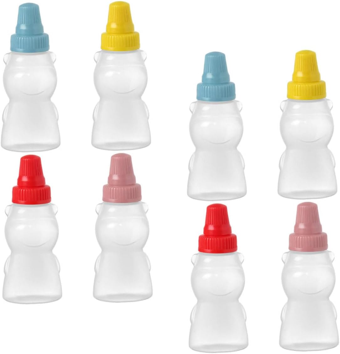 Cabilock 8 Pack Mini Bear Condiment Bottles 1