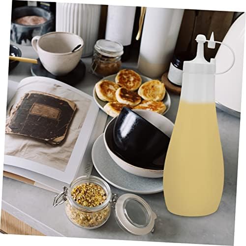 Cabilock 4PCS Reusable Squeeze Condiment Bottles