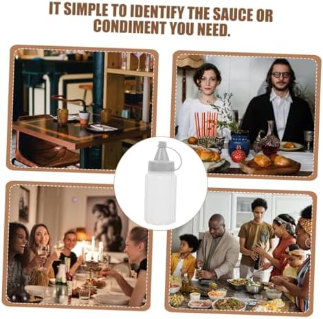 SHOWERORO 30ml Food-Grade Condiment Squeeze Bottles 1