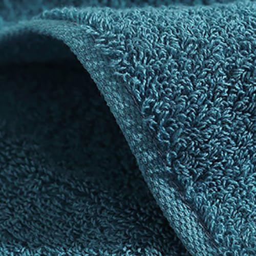 Pure Cotton Soft Bath Towels Blue 28x14