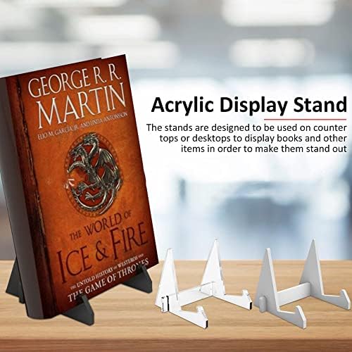 Sturdy White cookbook stand for kitchen