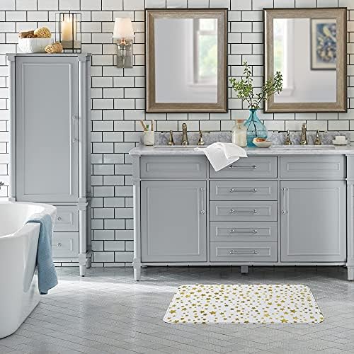 Shiner Gold Foil Star Ultra Soft Bath Mat