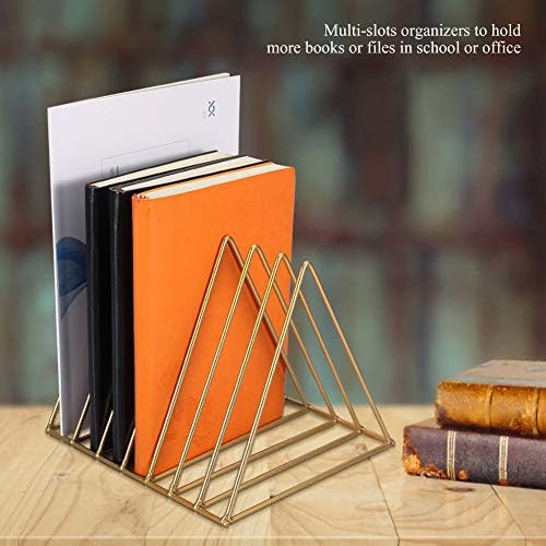Bookshelf Creative Iron Triangle for Books Magazines