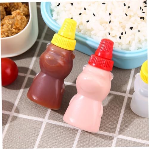Cabilock 8 Pack Mini Bear Condiment Bottles 1