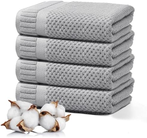 Luxury Soft 100 Cotton Bath Towels for Men Women