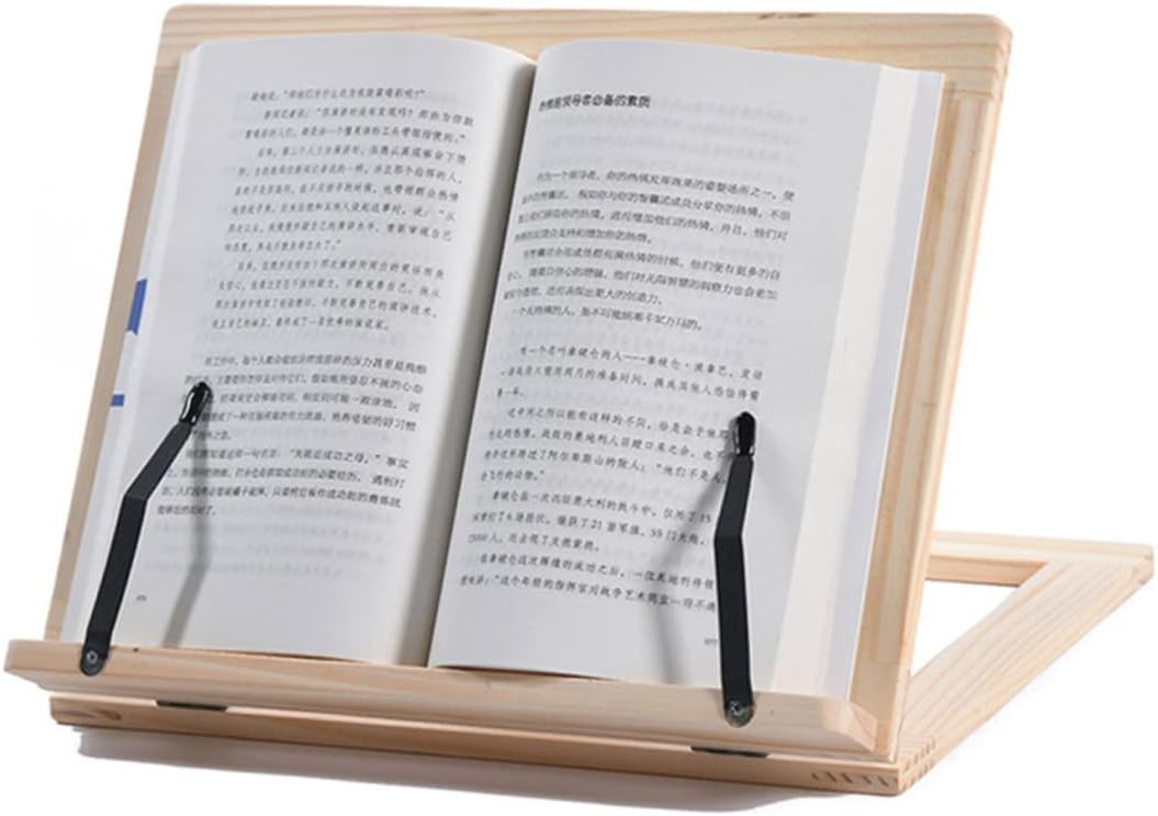 Eco-Friendly Wooden Reading Rack