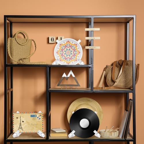 LEIFEOSH 65-Inch Acrylic Display Stand for Books Plates Art more