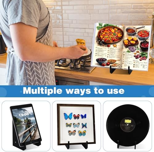 Sturdy Acrylic Cookbook Stand for Kitchen Countertops