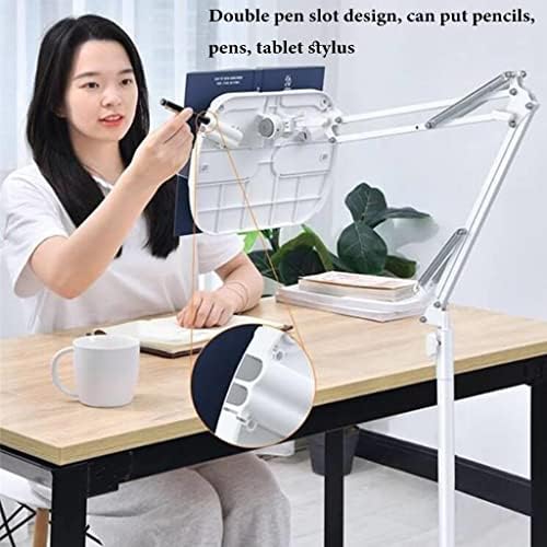 Hands-Free Reading Stand for Books Laptops Adjustable with Double Pen Slots