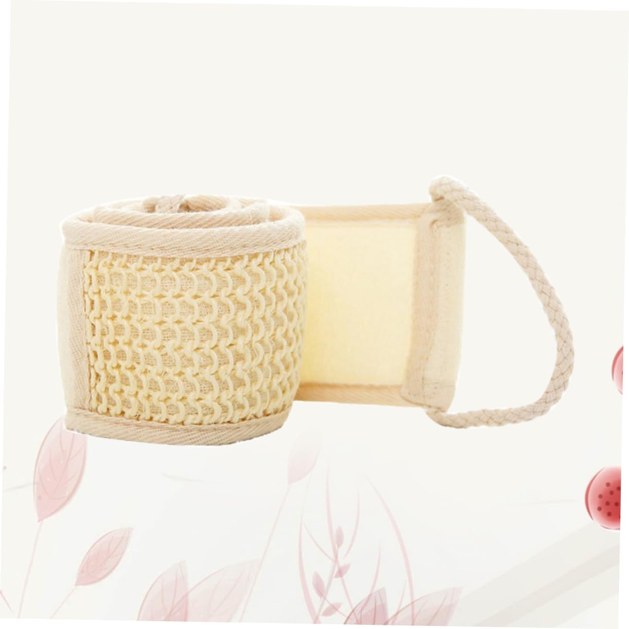 Beige Exfoliating Bath Towel