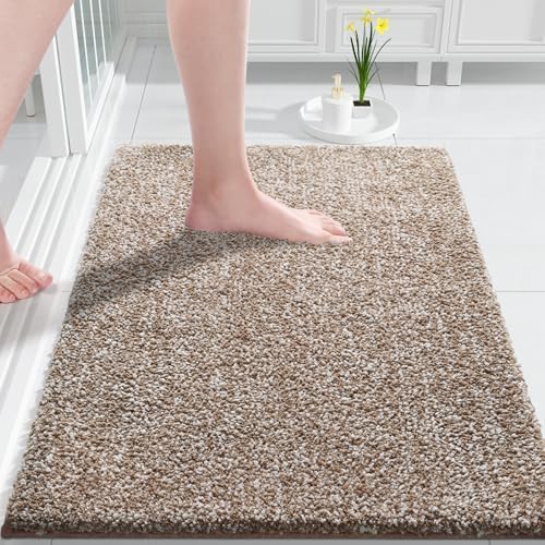 Yimobra Bath Rug - Ultra Soft Non-Slip Water-absorbent 32x20 Machine Washable