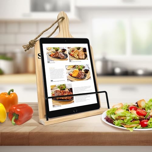 Adjustable Recipe Stand with Apron Holiday Gift for Daughter