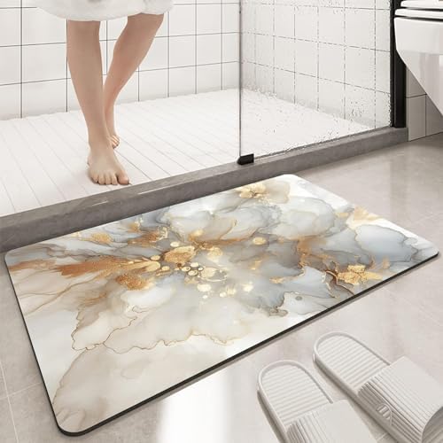 NEvka Premium Diatomaceous Earth Bath Mat 2x4ft