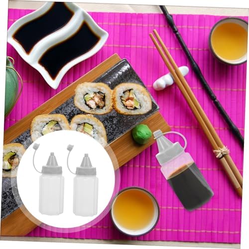 FELTECHELECTR 20 Pcs Reusable Condiment Squeeze Bottles