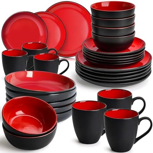 Elegant Dinnerware Set for 6 Durable Chic