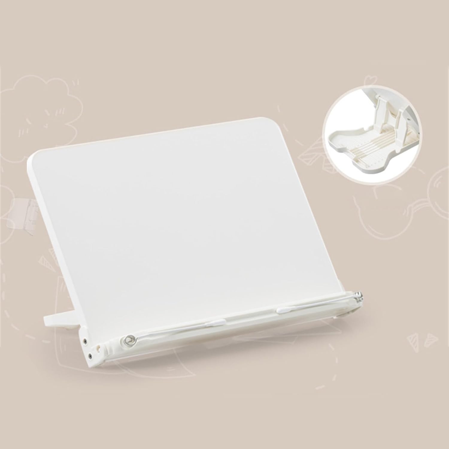 REEluaAdjustable Books Stand - Comfortable Durable Multifunctional Reading Stand