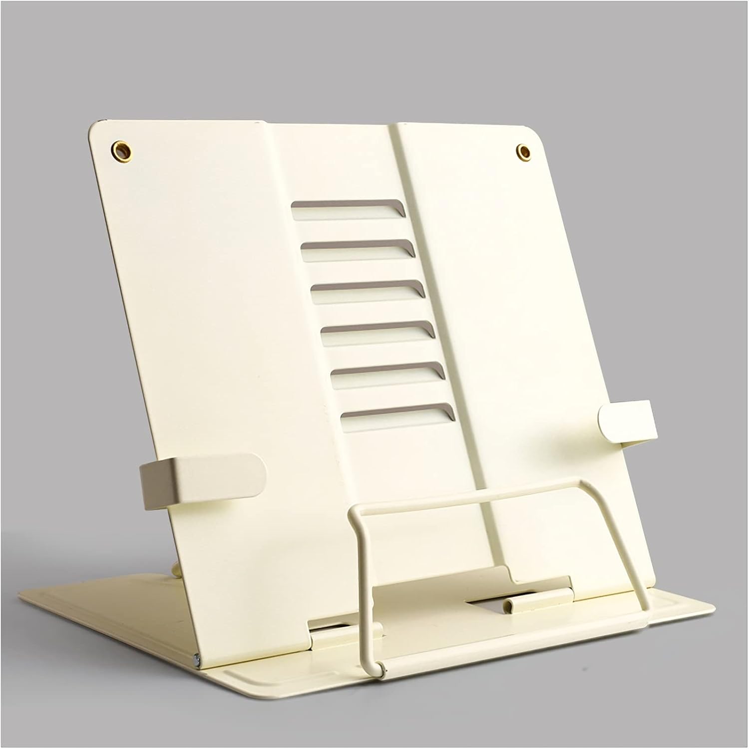 Adjustable Metal Book Stand for Reading Cooking