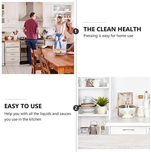 Dual-Piece Squeeze Bottle Set Kitchen Storage