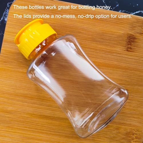 2-Piece Honey Bottle Squeezer Dispenser for Syrups Ketchup or Herbs