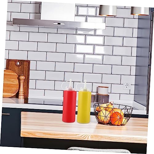 12-Piece Compact Squeeze Bottles for Kitchen Needs