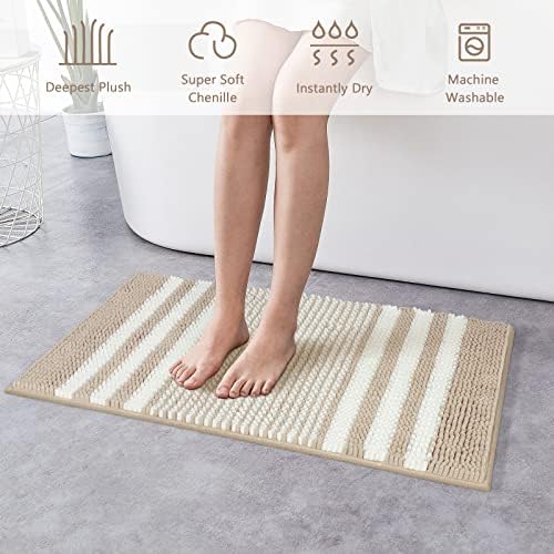 Tindbea FluffySoft Bath Mat Set