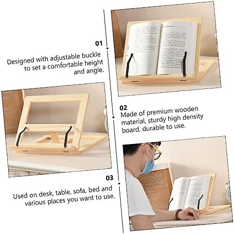 Eco-Friendly Wooden Reading Rack